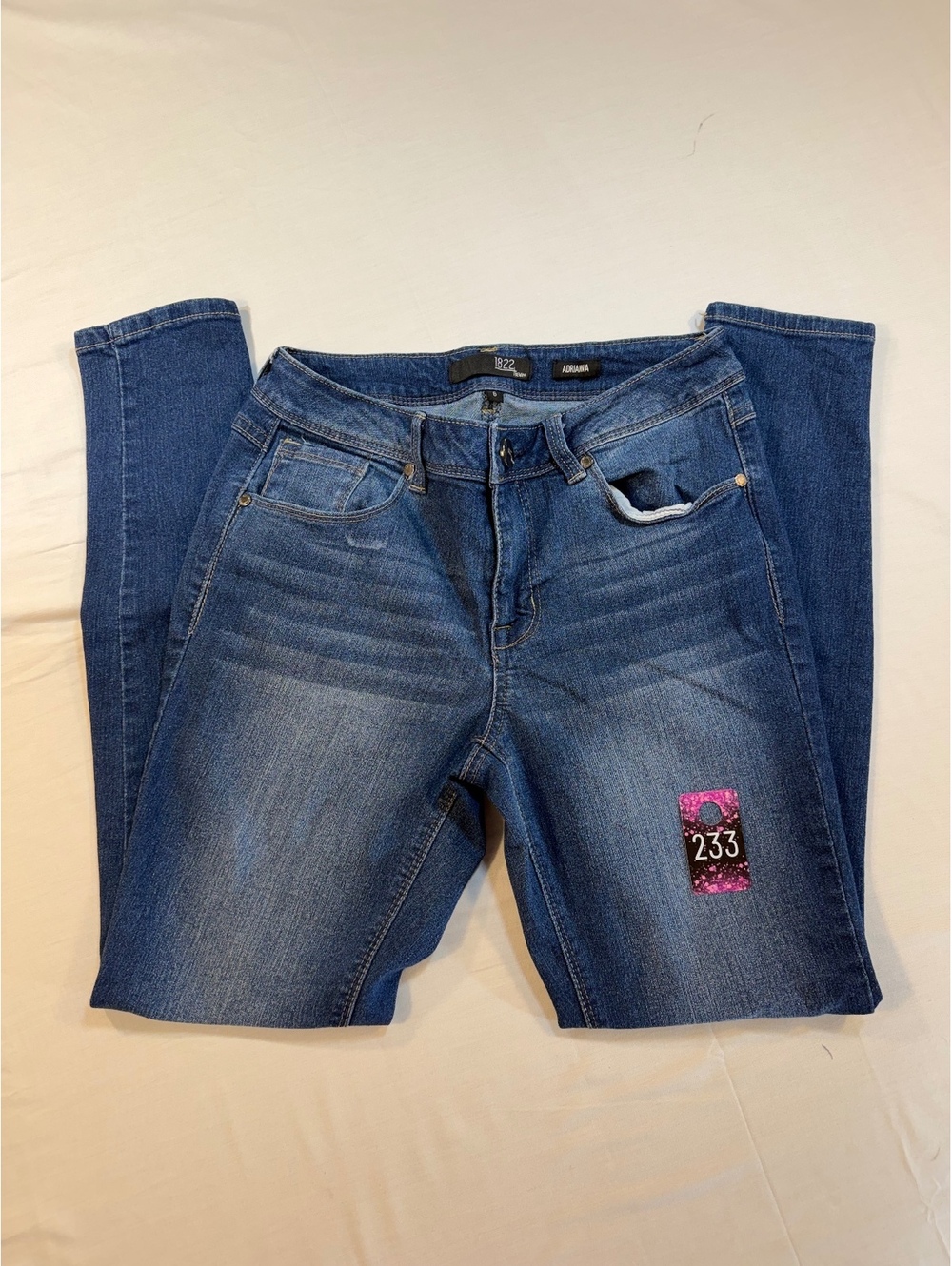 1822 Adrianna Denim Jeans Size 6 Blue